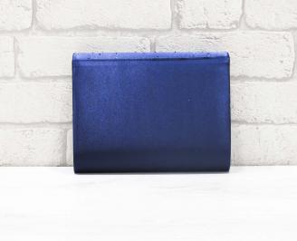 Абитуриентска чанта сатен синя