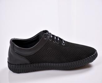 Мъжки спортно елегантни  обувки  черни