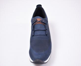 Мъжки спортно елегантни  обувки сини