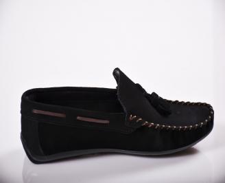 Мъжки спортно елегантни  обувки  черни 3