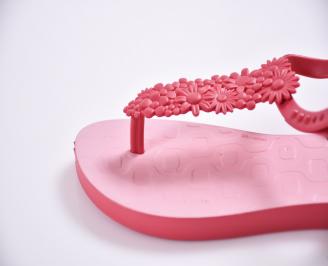 Детски  равни  сандали розови