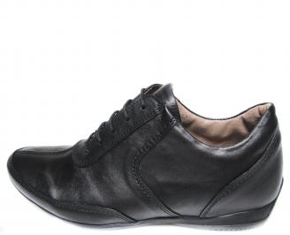 Мъжки обувки от естествена кожа черни