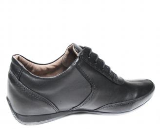 Мъжки обувки от естествена кожа черни