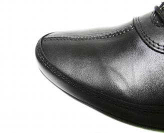 Мъжки обувки от естествена кожа черни