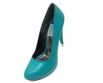 Дамски елегантни обувки  сини EOBUVKIBG