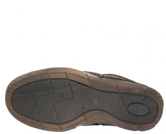 Мъжки ежедневни обувки от естествена кожа кафяви