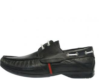 Мъжки обувки от естествена кожа черни