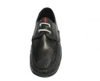 Мъжки обувки от естествена кожа черни 3