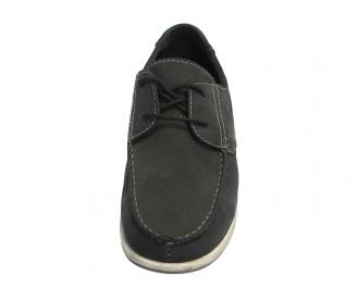 Мъжки обувки от естествена кожа черни 3