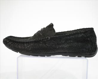 Мъжки обувки  естествена кожа черни