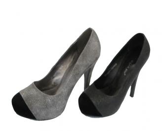 Елегантни дамски обувки  сиви EOBUVKIBG