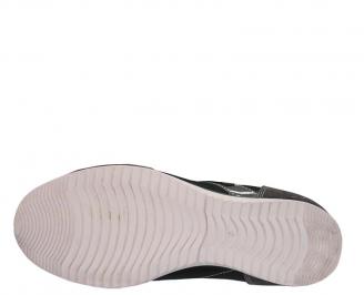 Спортни обувки от естествена кожа сиви