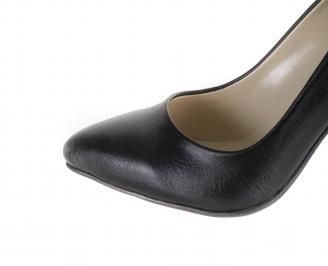 Дамски елегантни обувки еко кожа черни