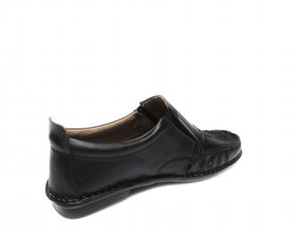 Мъжки обувки естествена кожа черни