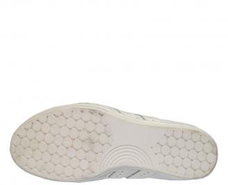 Мъжки обувки спортни естествена кожа бели