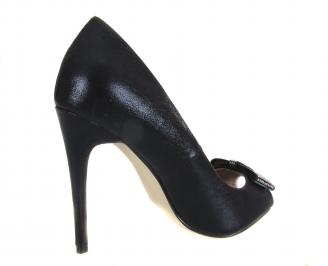 Дамски елегантни обувки  черни EOBUVKIBG 3