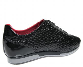 Мъжки обувки черни еко кожа/лак 3