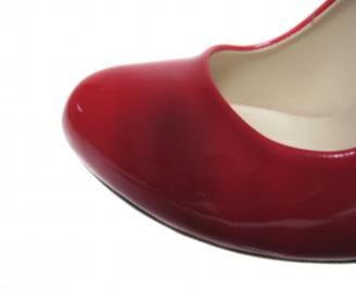 Дамски елегантни обувки  червени EOBUVKIBG