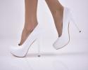 Дамски елегантни обувки бели EOBUVKIBG