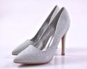 Дамски елегантни обувки сребристи ЕОBUVKIBG